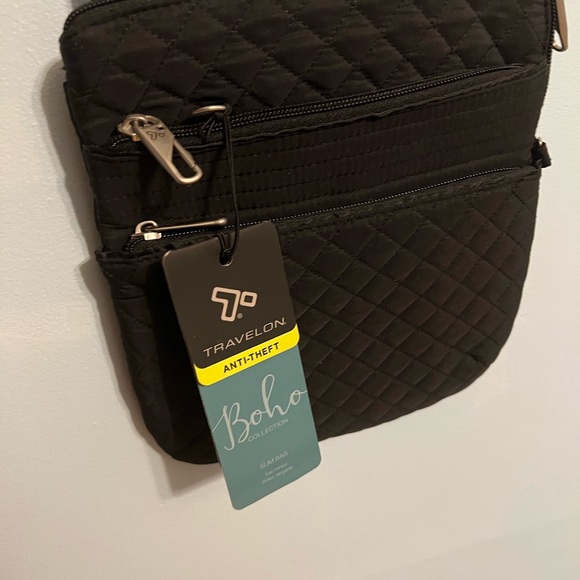 Travelon BOHO Anti-Theft Black Crossbody - Picture 4 of 11
